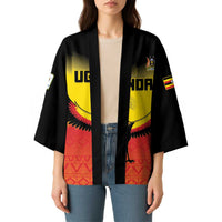 Custom Uganda Football Kimono Go Cranes Go - Wonder Print Shop