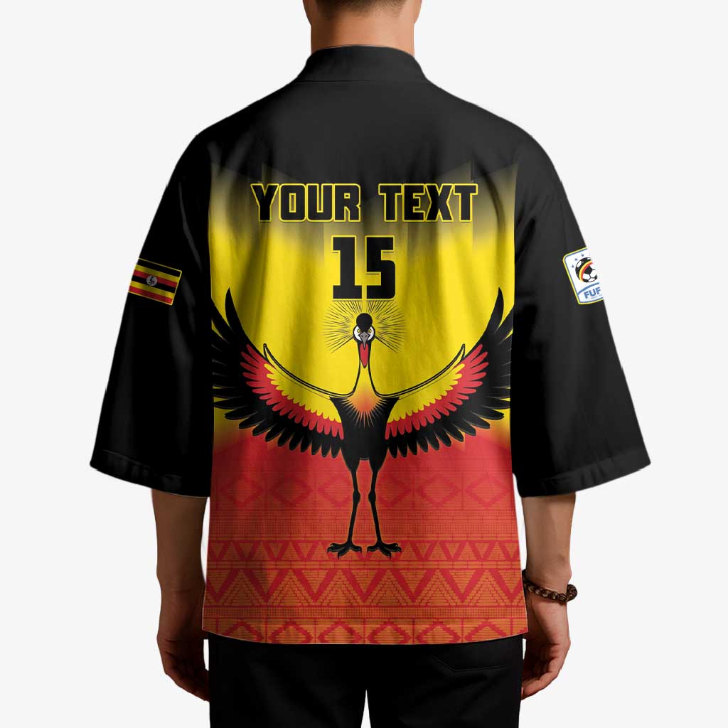 Custom Uganda Football Kimono Go Cranes Go - Wonder Print Shop