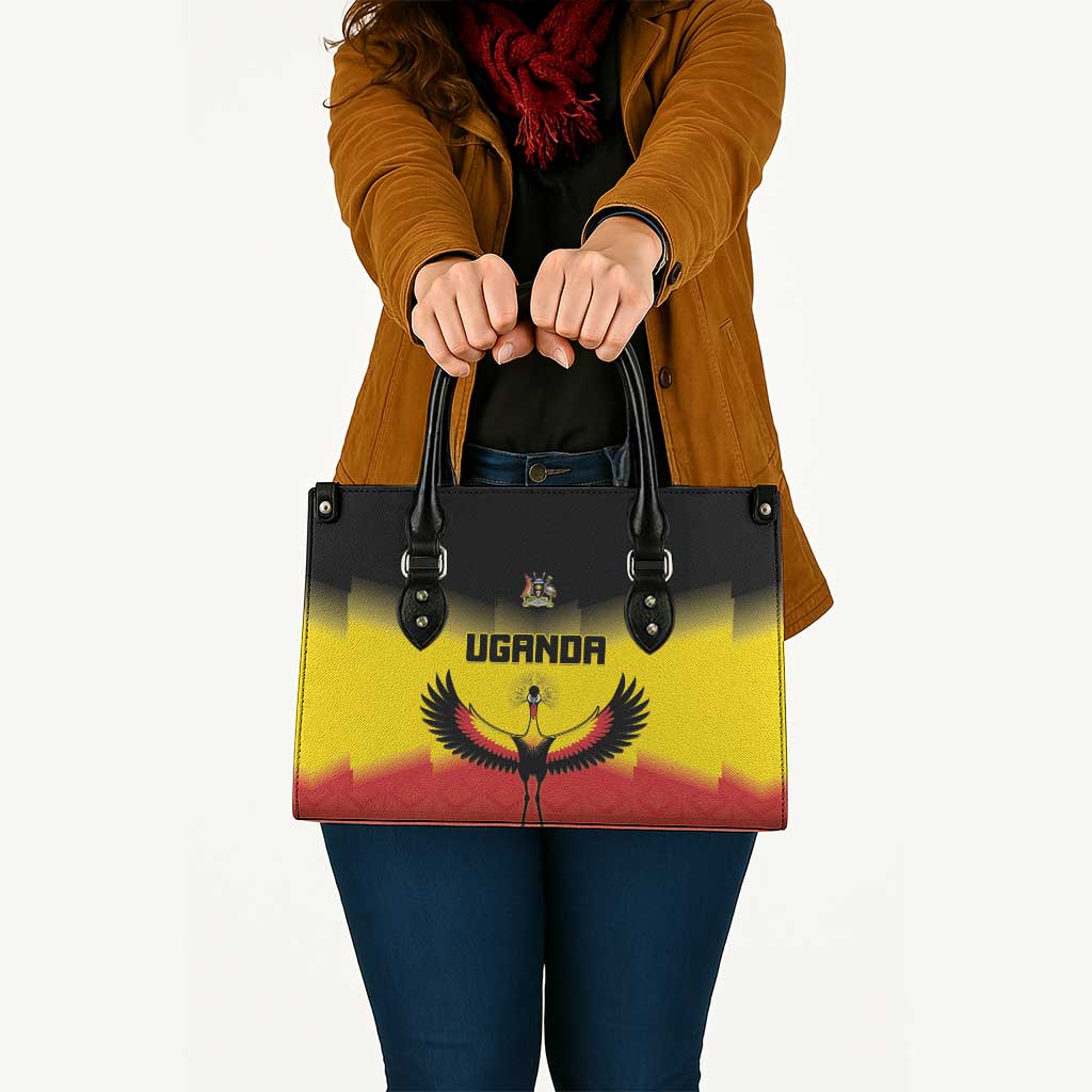 Uganda Football Leather Bag Go Cranes Go - Wonder Print Shop