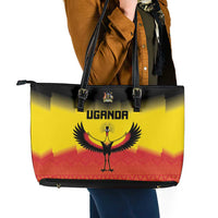 Uganda Football Leather Tote Bag Go Cranes Go - Wonder Print Shop