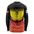 Custom Uganda Football Long Sleeve Shirt Go Cranes Go - Wonder Print Shop