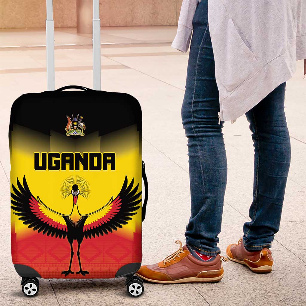 Uganda Football Luggage Cover Go Cranes Go - Wonder Print Shop