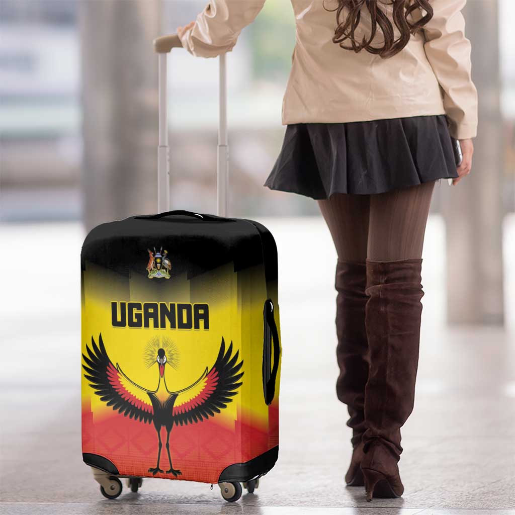 Uganda Football Luggage Cover Go Cranes Go - Wonder Print Shop