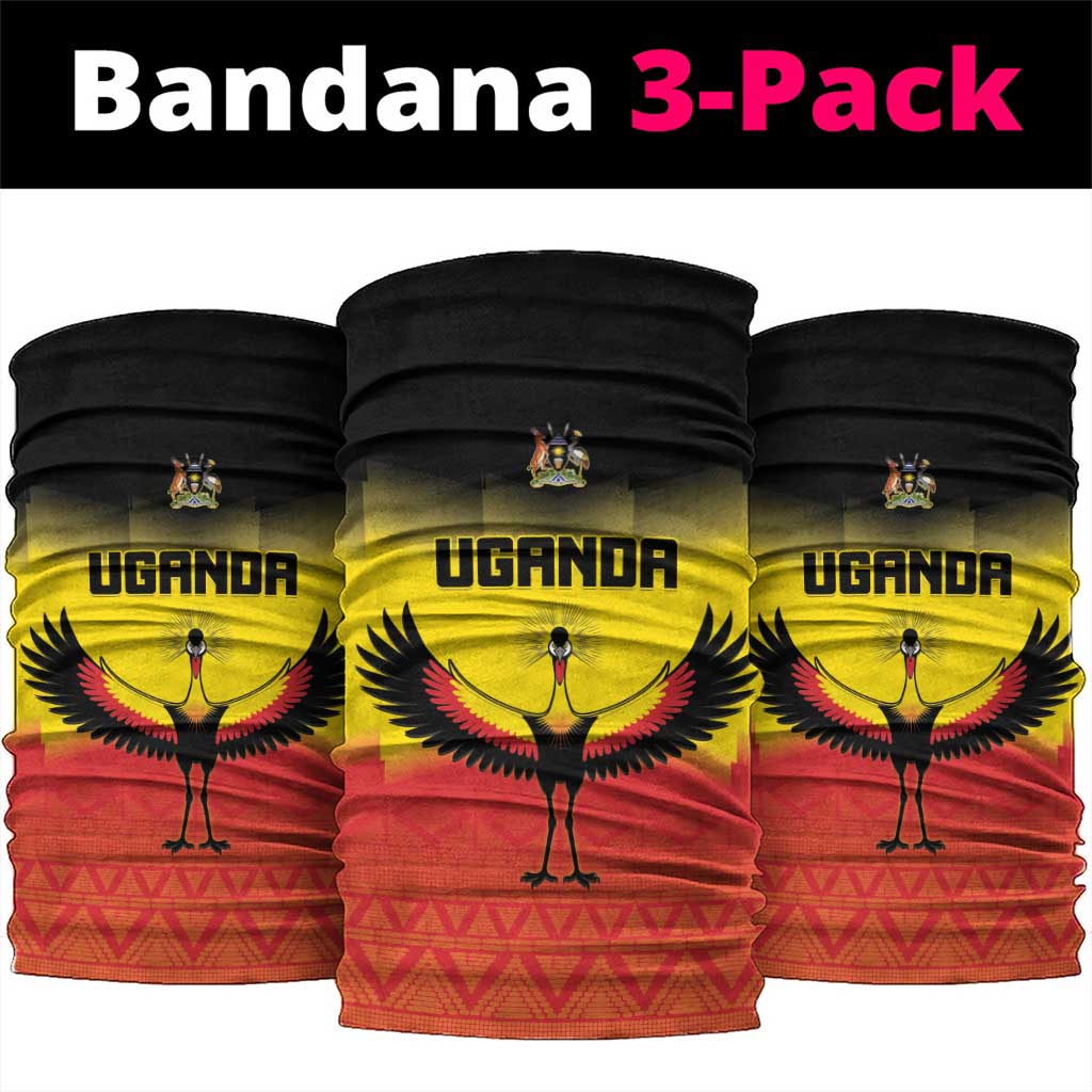 Uganda Football Neck Gaiter Go Cranes Go - Wonder Print Shop