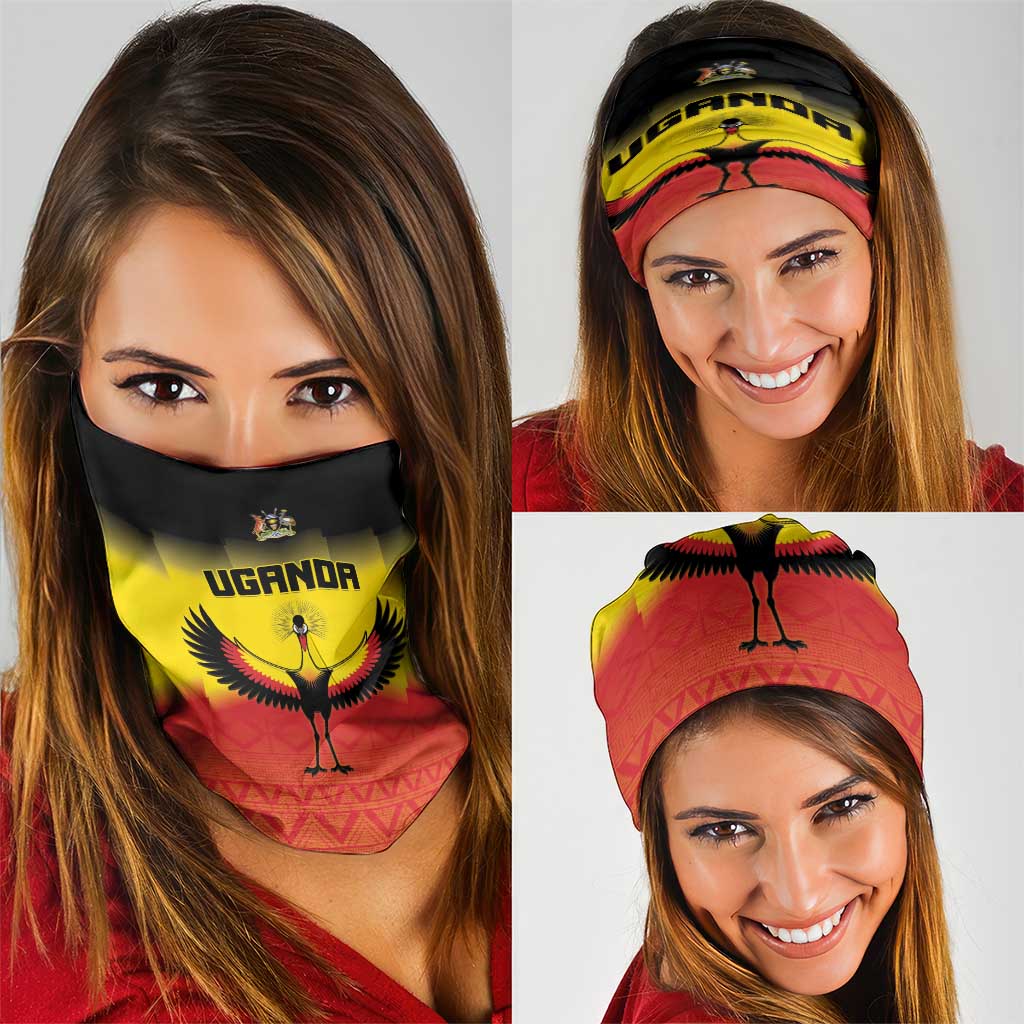Uganda Football Neck Gaiter Go Cranes Go - Wonder Print Shop
