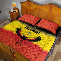 Uganda Football Quilt Bed Set Go Cranes Go - Wonder Print Shop