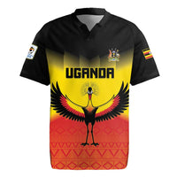 Custom Uganda Football Rugby Jersey Go Cranes Go - Wonder Print Shop
