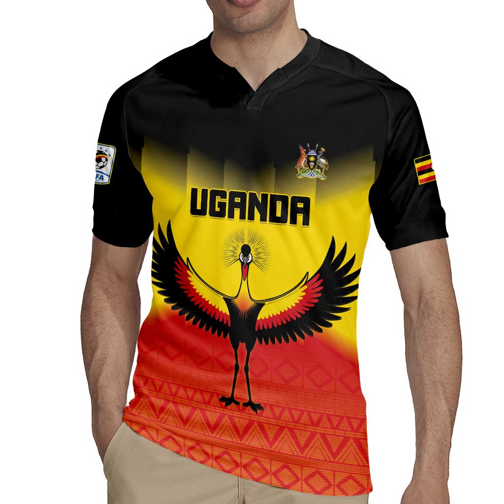 Custom Uganda Football Rugby Jersey Go Cranes Go - Wonder Print Shop