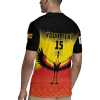 Custom Uganda Football Rugby Jersey Go Cranes Go - Wonder Print Shop