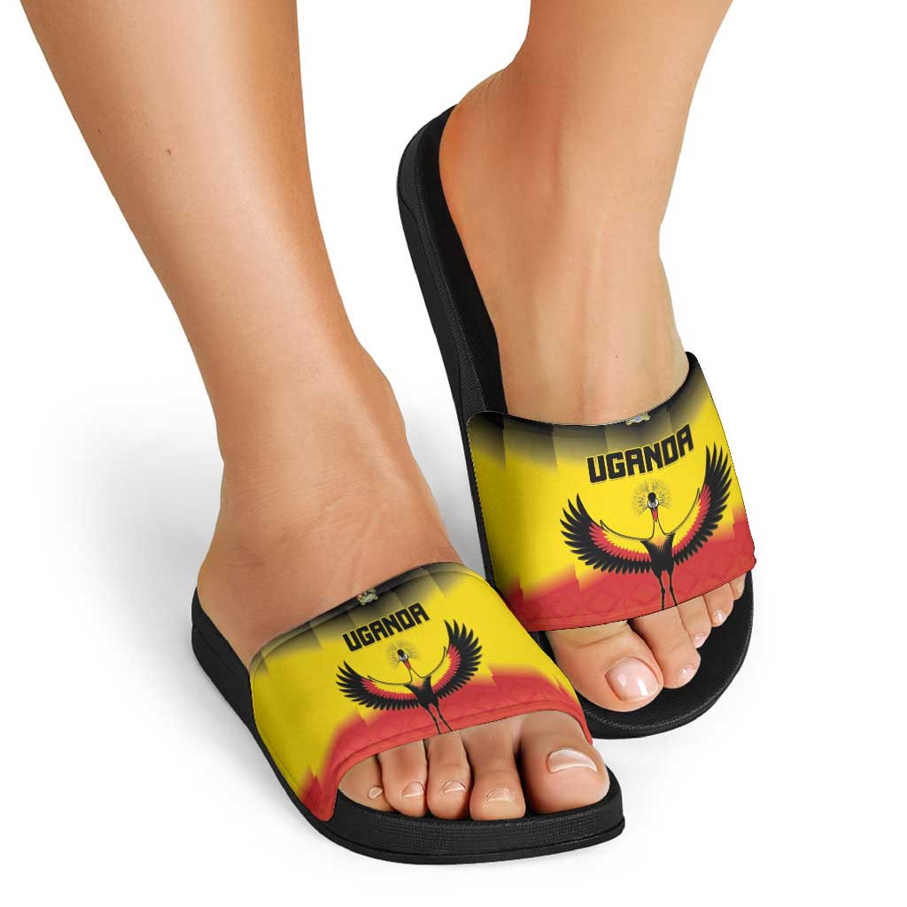 Uganda Football Slide Sandals Go Cranes Go - Wonder Print Shop