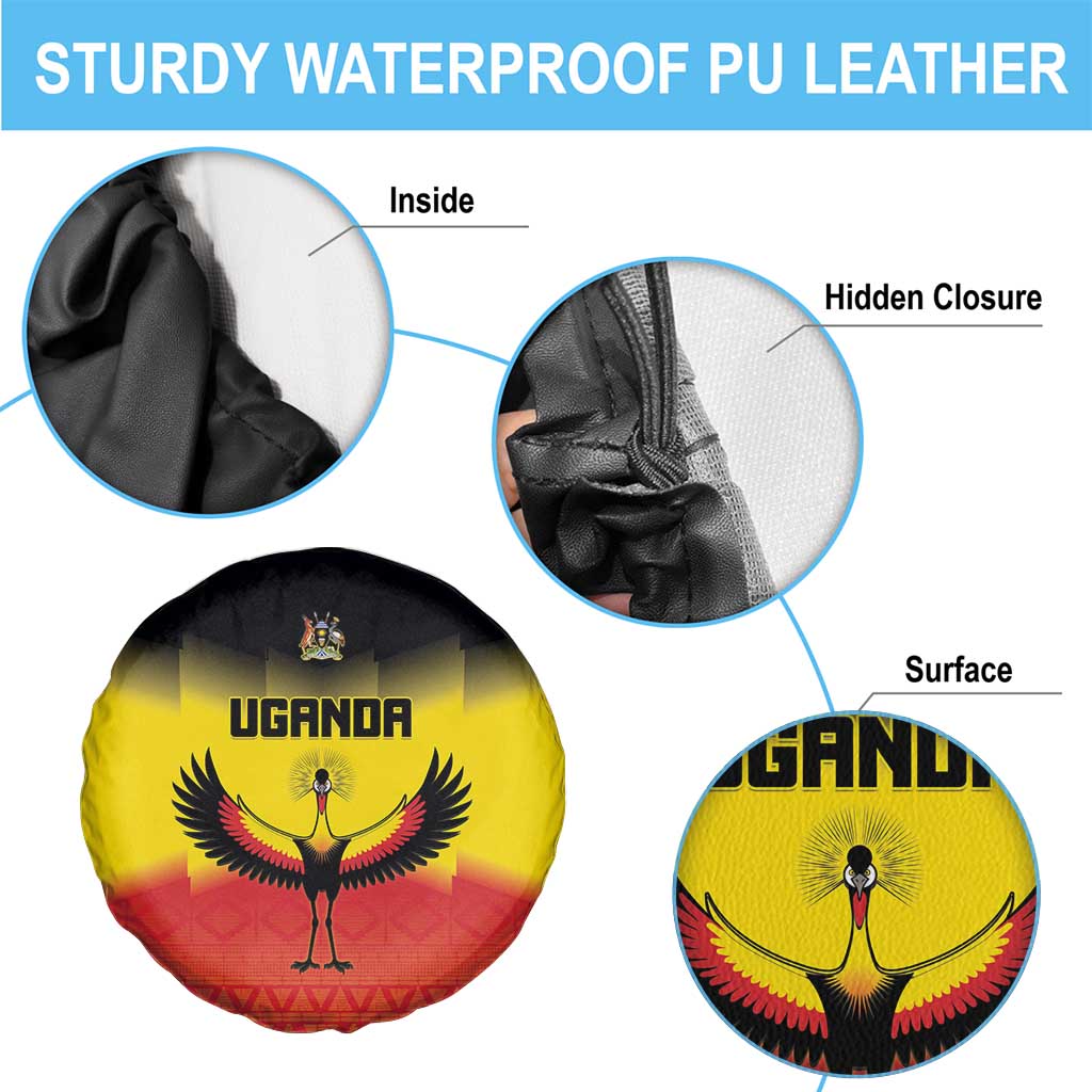 Uganda Football Spare Tire Cover Go Cranes Go - Wonder Print Shop