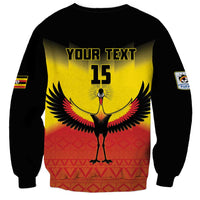 Custom Uganda Football Sweatshirt Go Cranes Go - Wonder Print Shop