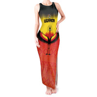 Custom Uganda Football Tank Maxi Dress Go Cranes Go - Wonder Print Shop