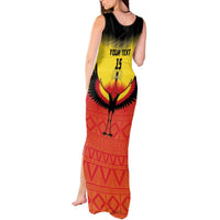 Custom Uganda Football Tank Maxi Dress Go Cranes Go - Wonder Print Shop