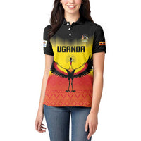 Custom Uganda Football Women Polo Shirt Go Cranes Go - Wonder Print Shop