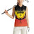 Custom Uganda Football Women Sleeveless Polo Shirt Go Cranes Go - Wonder Print Shop