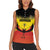 Custom Uganda Football Women Sleeveless Polo Shirt Go Cranes Go - Wonder Print Shop