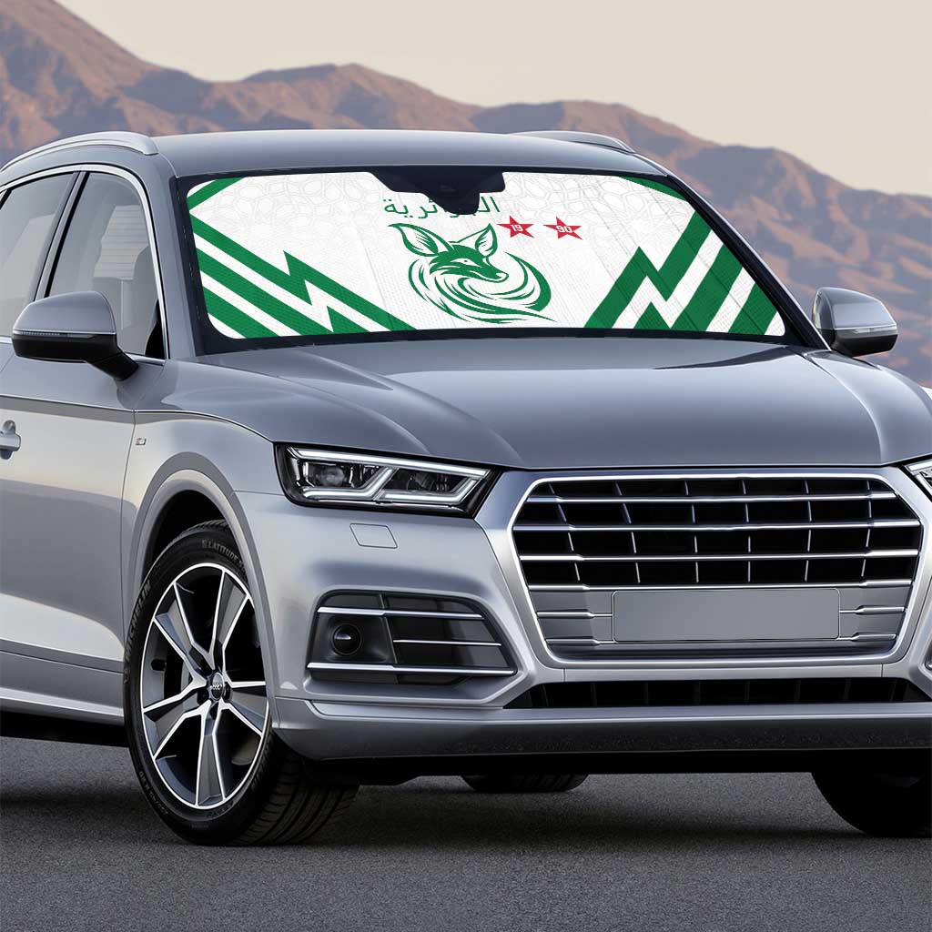 Algeria Football Auto Sun Shade Go Fennecs Go - Wonder Print Shop