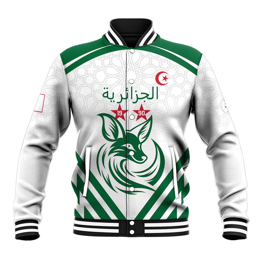 Custom Algeria Football Baseball Jacket Go Fennecs Go - Wonder Print Shop