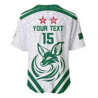 Custom Algeria Football Baseball Jersey Go Fennecs Go - Wonder Print Shop