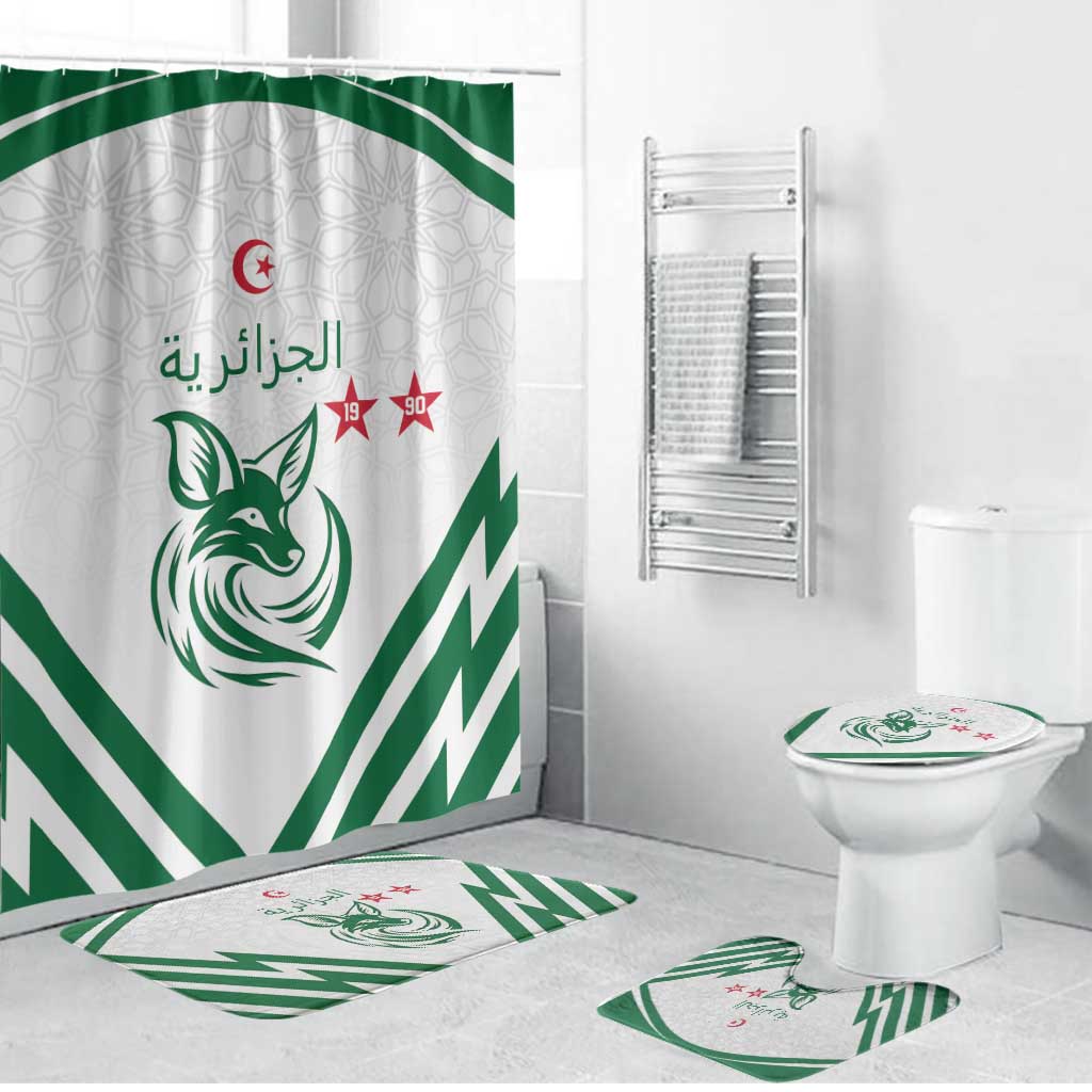 Algeria Football Bathroom Set Go Fennecs Go - Wonder Print Shop