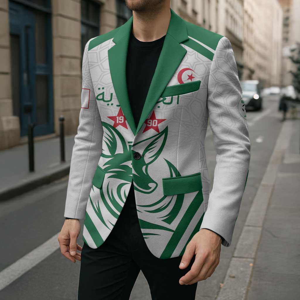 Custom Algeria Football Blazer Go Fennecs Go - Wonder Print Shop