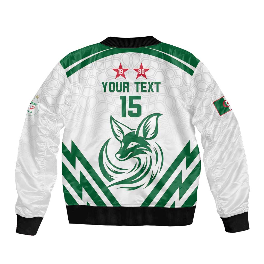Custom Algeria Football Bomber Jacket Go Fennecs Go - Wonder Print Shop