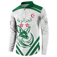 Custom Algeria Football Button Sweatshirt Go Fennecs Go - Wonder Print Shop