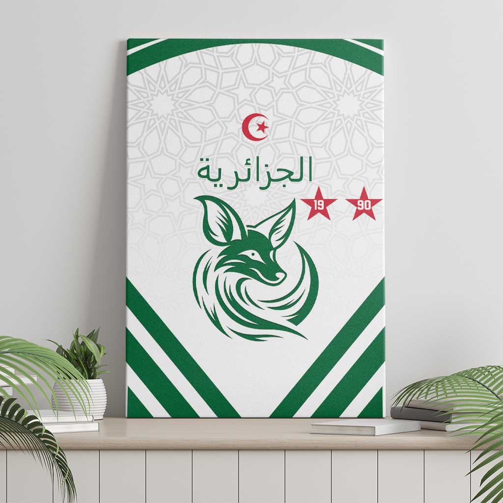Algeria Football Canvas Wall Art Go Fennecs Go - Wonder Print Shop