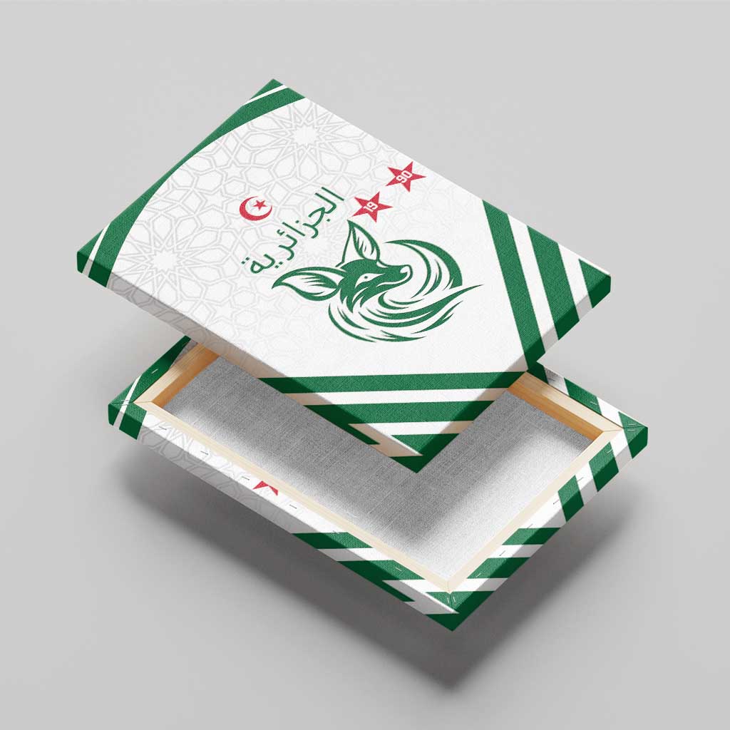 Algeria Football Canvas Wall Art Go Fennecs Go - Wonder Print Shop