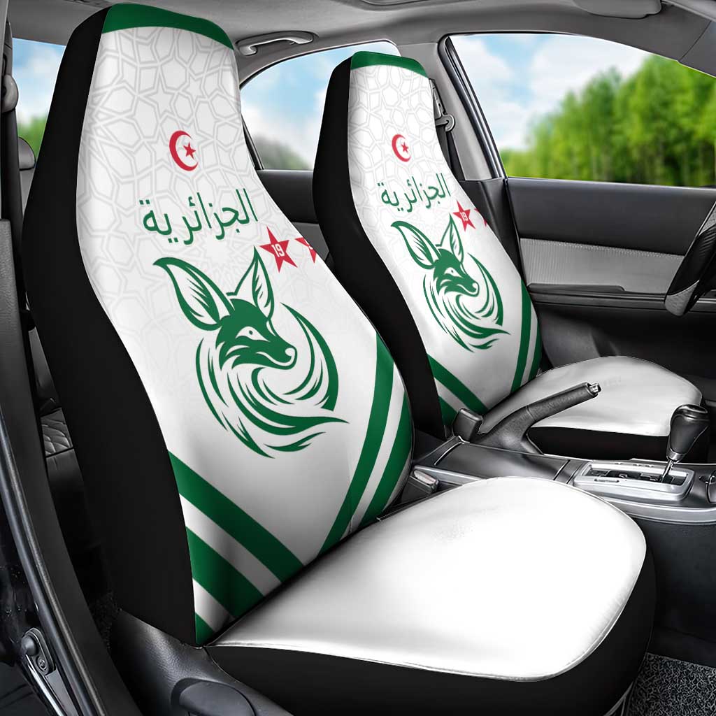 Algeria Football Car Seat Cover Go Fennecs Go - Wonder Print Shop