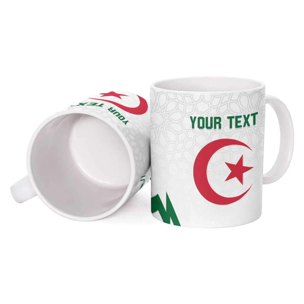 Custom Algeria Football Ceramic Mug Go Fennecs Go - Wonder Print Shop