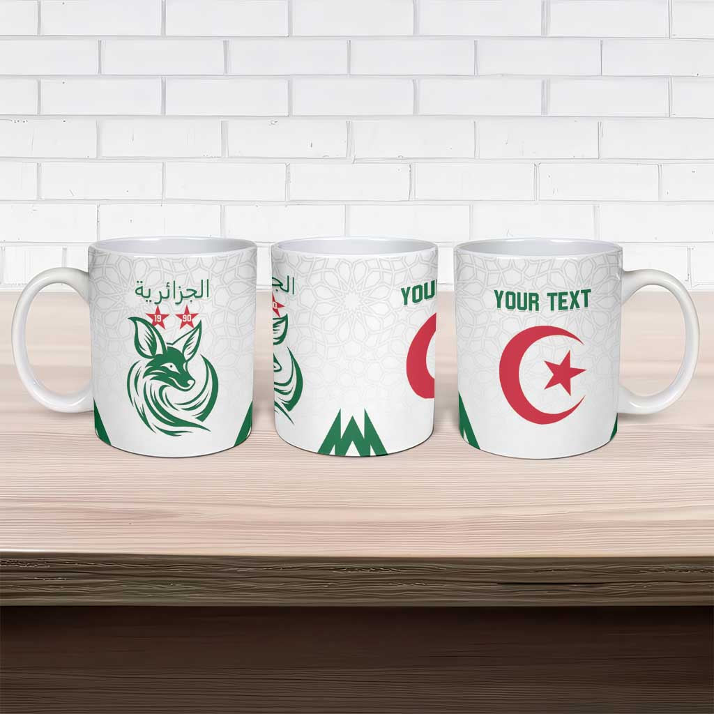 Custom Algeria Football Ceramic Mug Go Fennecs Go - Wonder Print Shop