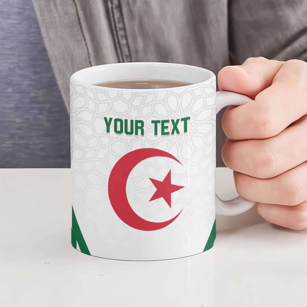 Custom Algeria Football Ceramic Mug Go Fennecs Go - Wonder Print Shop