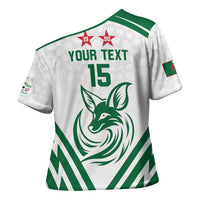 Custom Algeria Football Cross Shoulder Shirt Go Fennecs Go - Wonder Print Shop