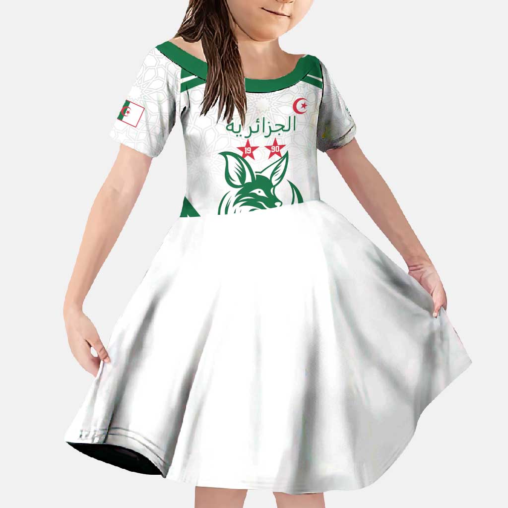 Custom Algeria Football Family Matching Mermaid Dress and Hawaiian Shirt Go Fennecs Go - Wonder Print Shop