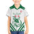 Custom Algeria Football Family Matching Off The Shoulder Long Sleeve Dress and Hawaiian Shirt Go Fennecs Go - Wonder Print Shop