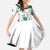 Custom Algeria Football Family Matching Off Shoulder Maxi Dress and Hawaiian Shirt Go Fennecs Go - Wonder Print Shop