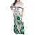 Custom Algeria Football Family Matching Off Shoulder Maxi Dress and Hawaiian Shirt Go Fennecs Go - Wonder Print Shop