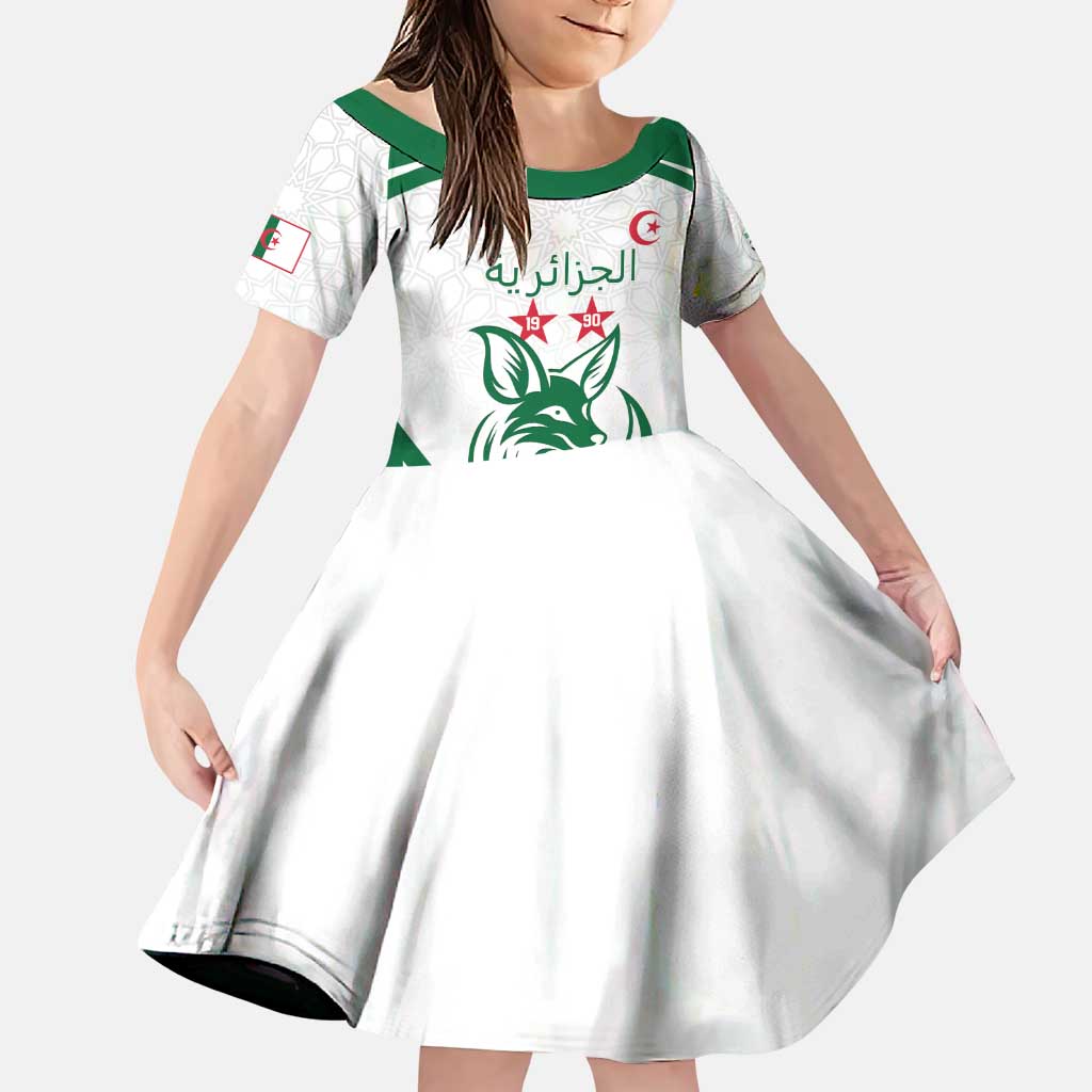 Custom Algeria Football Family Matching Puletasi and Hawaiian Shirt Go Fennecs Go - Wonder Print Shop