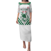 Custom Algeria Football Family Matching Puletasi and Hawaiian Shirt Go Fennecs Go - Wonder Print Shop