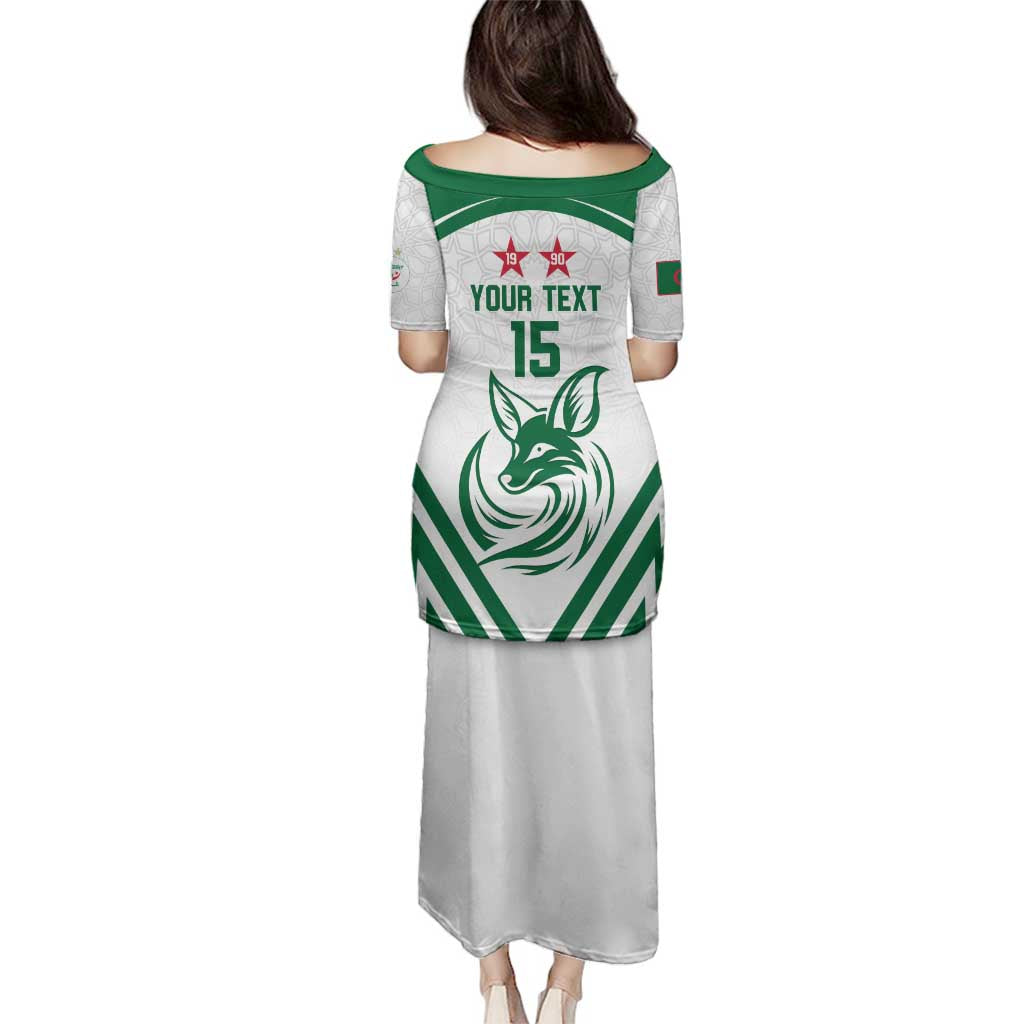 Custom Algeria Football Family Matching Puletasi and Hawaiian Shirt Go Fennecs Go - Wonder Print Shop