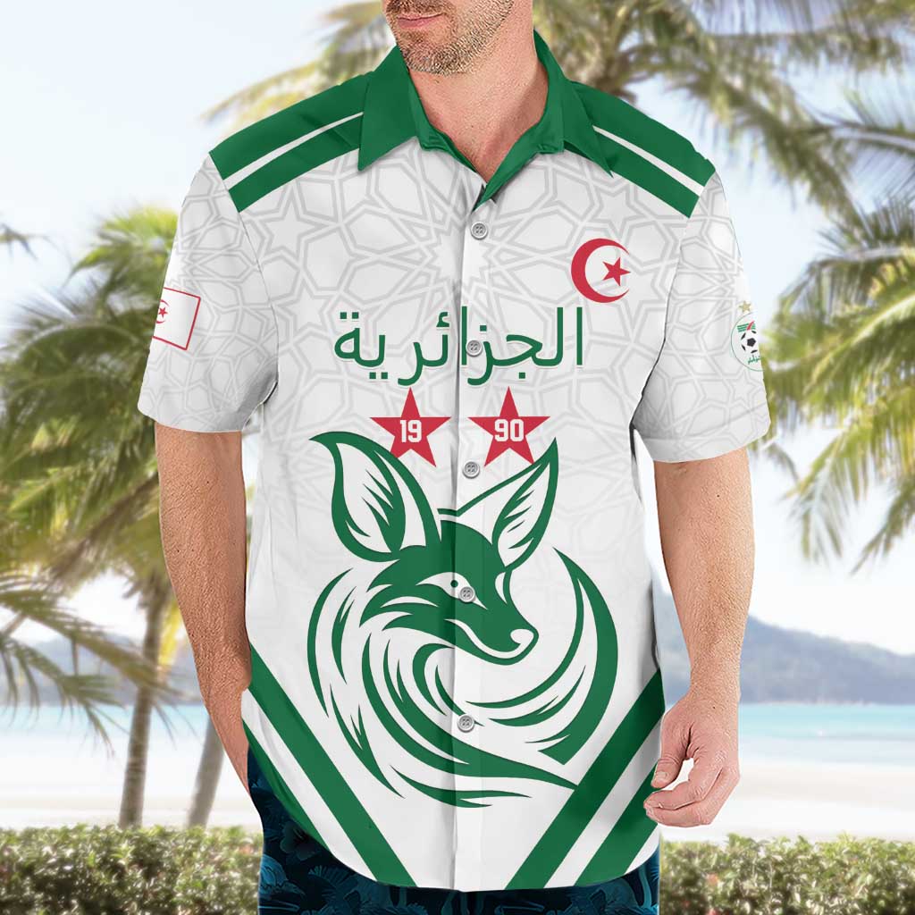 Custom Algeria Football Hawaiian Shirt Go Fennecs Go - Wonder Print Shop
