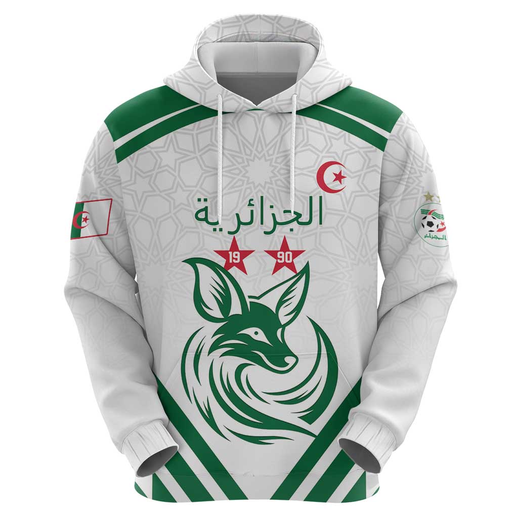 Custom Algeria Football Hoodie Go Fennecs Go - Wonder Print Shop