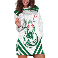 Custom Algeria Football Hoodie Dress Go Fennecs Go - Wonder Print Shop