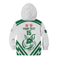 Custom Algeria Football Kid Hoodie Go Fennecs Go - Wonder Print Shop