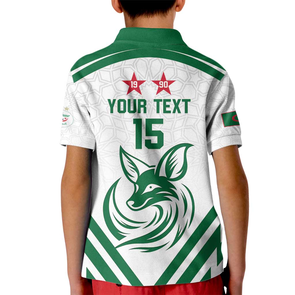 Custom Algeria Football Kid Polo Shirt Go Fennecs Go - Wonder Print Shop