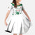 Custom Algeria Football Kid Short Sleeve Dress Go Fennecs Go - Wonder Print Shop