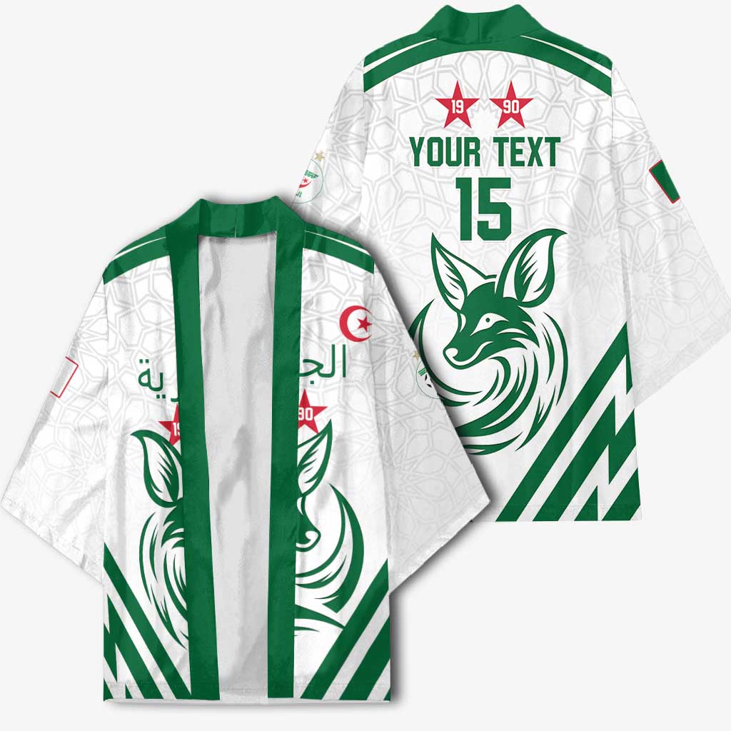 Custom Algeria Football Kimono Go Fennecs Go - Wonder Print Shop