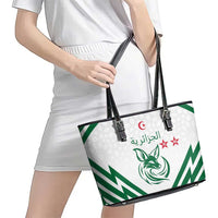 Algeria Football Leather Tote Bag Go Fennecs Go - Wonder Print Shop